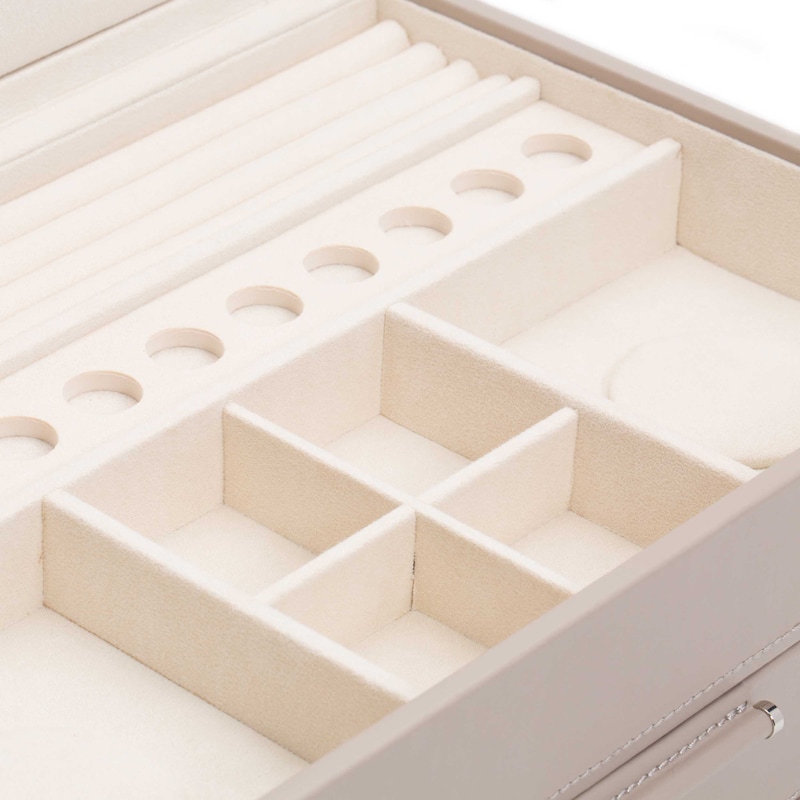 WOLF Sophia Jewelry Box Mink Leather