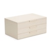 Thumbnail Image 0 of WOLF Sophia Jewelry Box Ivory Leather