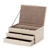 Thumbnail Image 1 of WOLF Sophia Jewelry Box Ivory Leather