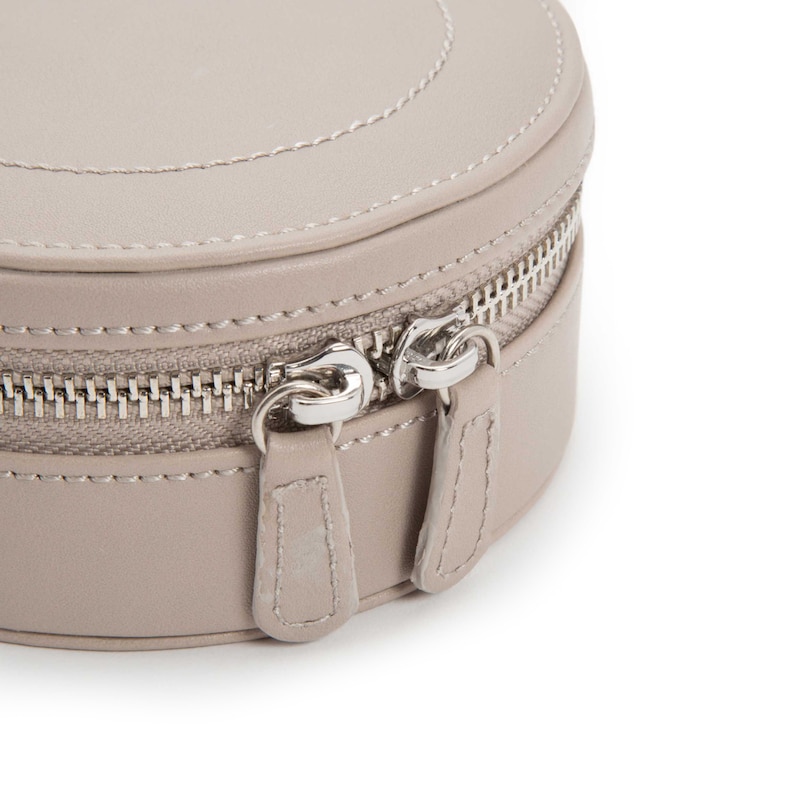 WOLF Sophia Mini Zip Case Mink Leather