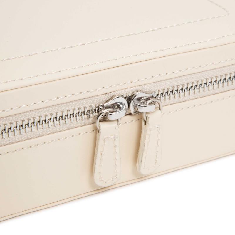 WOLF Sophia Zip Case Ivory Leather
