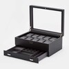 Thumbnail Image 1 of WOLF Viceroy 10 Piece Watch Box Black Vegan Leather