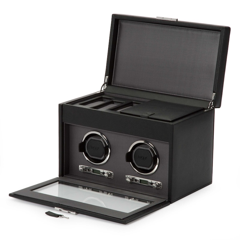 Main Image 3 of WOLF Viceroy Double Watch Winder with Storage
