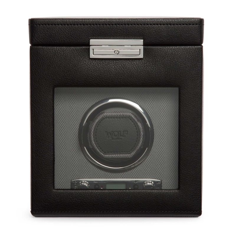 WOLF Viceroy Single Watch Winder with Storage