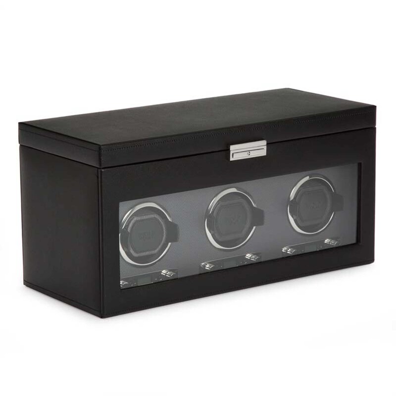WOLF Viceroy Triple Watch Winder with Storage