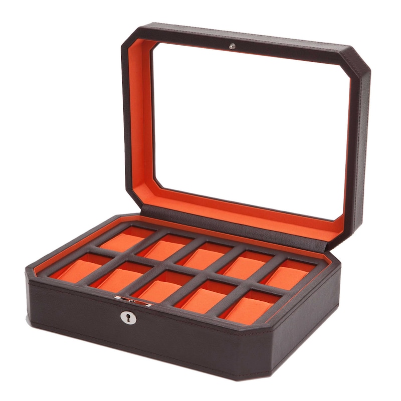 WOLF Windsor 10 Piece Watch Box