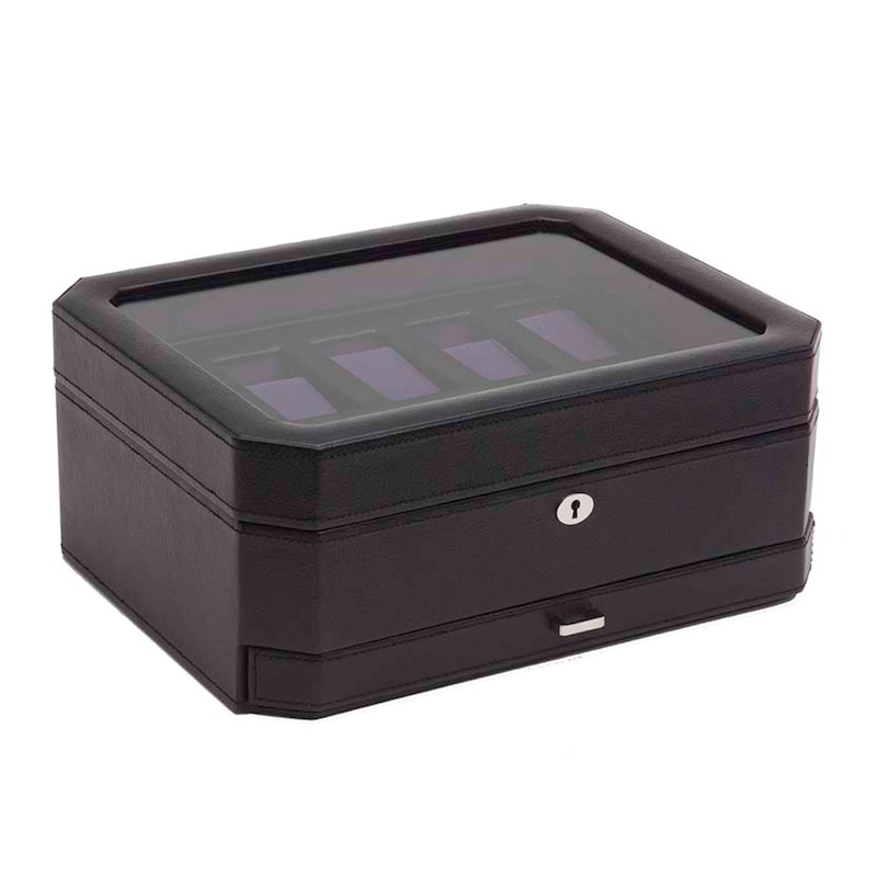 Main Image 1 of WOLF Windsor 10 Piece Watch Box with Drawer