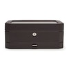 Thumbnail Image 3 of WOLF Windsor 10 Piece Watch Box with Drawer Black Vegan Leather