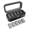 Thumbnail Image 2 of WOLF Windsor 5 Piece Watch Box Black Vegan Leather