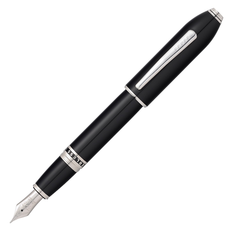 Main Image 1 of Cross Peerless 125 Obsidian Black Lacquer Fountain Pen