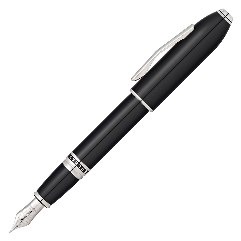 Main Image 2 of Cross Peerless 125 Obsidian Black Lacquer Fountain Pen