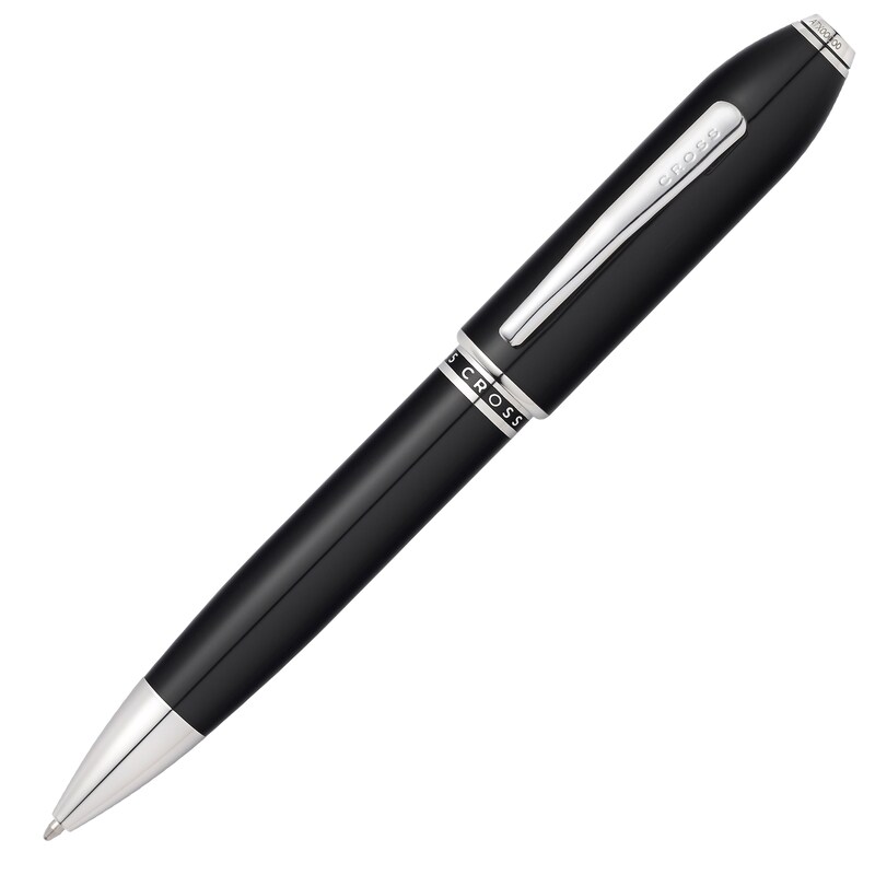 Main Image 1 of Cross Peerless 125 Obsidian Black Lacquer Ballpoint Pen
