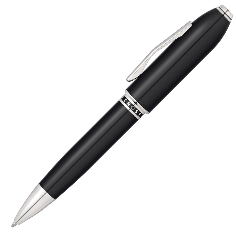 Main Image 2 of Cross Peerless 125 Obsidian Black Lacquer Ballpoint Pen