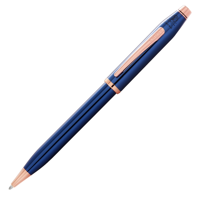 Main Image 1 of Cross Century II Translucent Blue Lacquer Ballpoint Pen