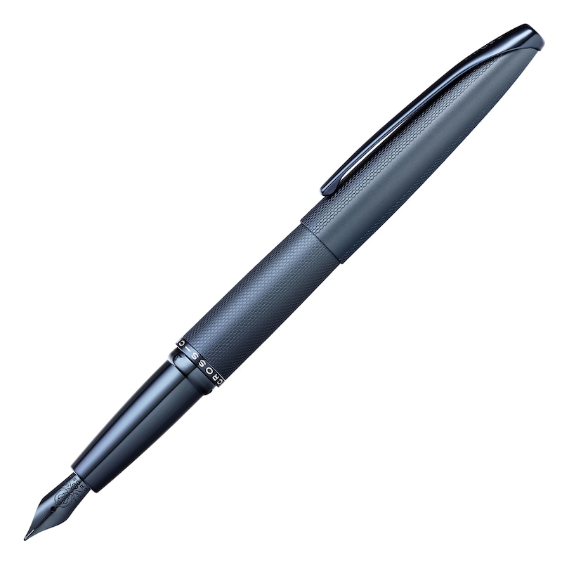 Cross ATX Sandblasted Dark Blue Fountain Pen