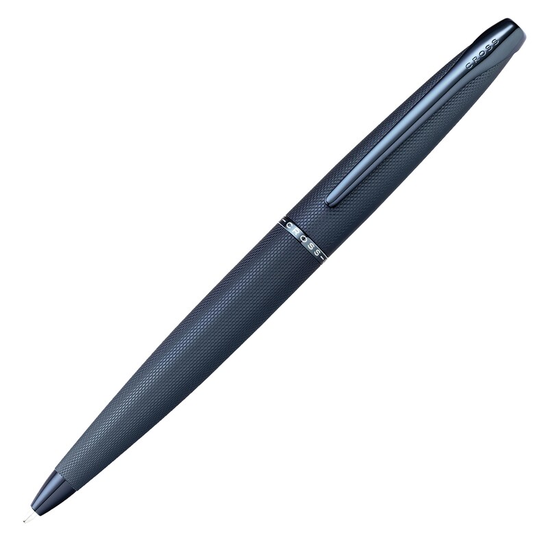 Main Image 1 of Cross  ATX Sandblasted Dark Blue Ballpoint Pen