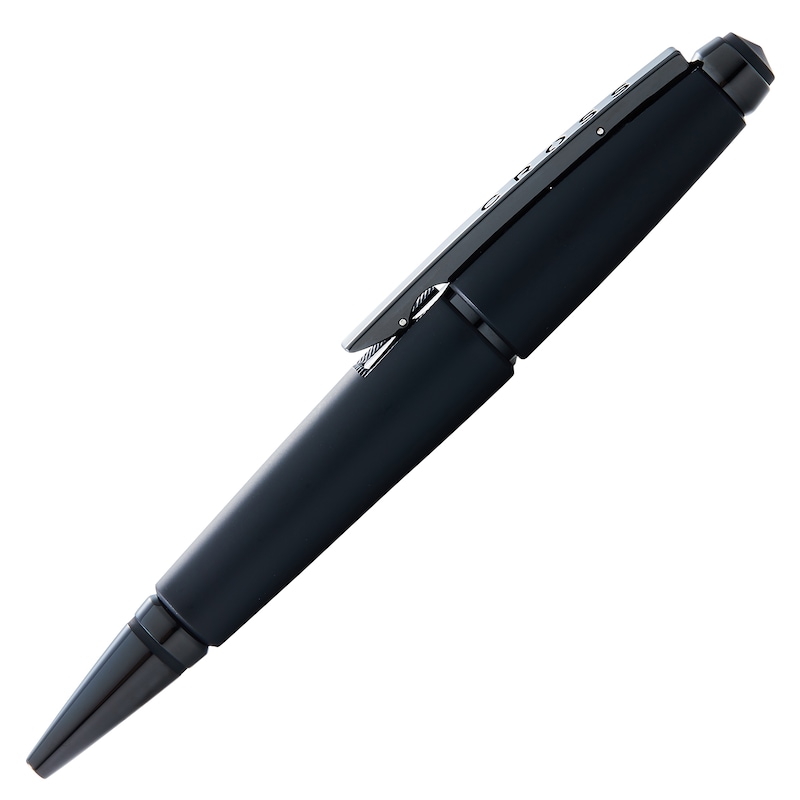 Cross Edge Matte Black Lacquer Gel Rollerball Pen