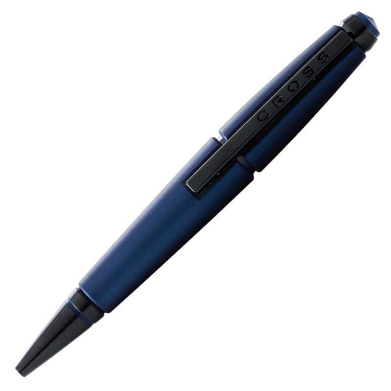 Main Image 1 of Cross Edge Matte Blue Lacquer Gel Rollerball Pen