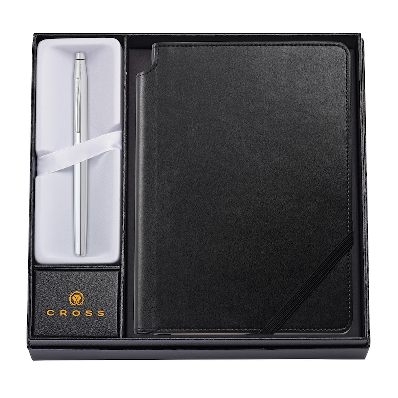 Main Image 1 of Cross Classic Century Chrome Ballpoint Pen with Medium Classic Black Journal