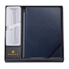 Thumbnail Image 0 of Cross Calais Satin Chrome Ballpoint Pen with Medium Classic Blue Journal