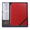 Thumbnail Image 0 of Cross Calais Satin Chrome Ballpoint Pen with Medium Classic Red Journal