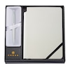 Thumbnail Image 1 of Cross Calais Satin Chrome Ballpoint Pen with Medium Classic White Journal