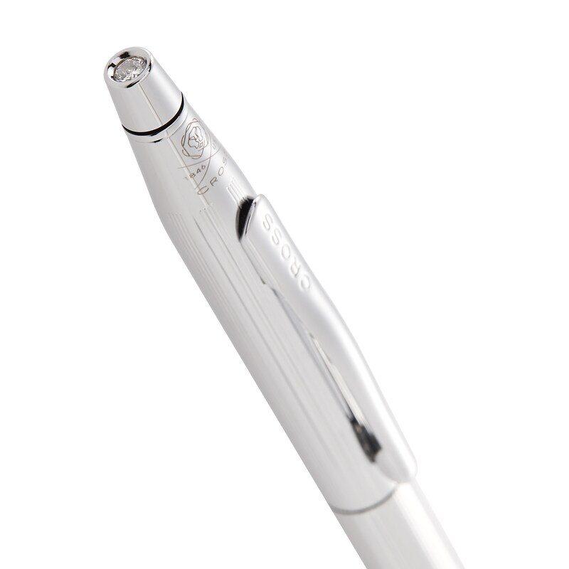 Cross Century Hearts on Fire Lustrous Chrome and Diamond Ballpoint Pen
