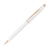 Thumbnail Image 1 of Cross Century II Hearts on Fire Pearlescent White Lacquer and Diamond Ballpoint Pen