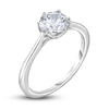 Thumbnail Image 2 of Diamond Cathedral Solitaire Engagement Ring 1 ct tw Round 14K White Gold (I2/I)
