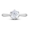 Thumbnail Image 3 of Diamond Cathedral Solitaire Engagement Ring 1 ct tw Round 14K White Gold (I2/I)