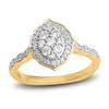 Diamond Engagement Ring 1/2 ct tw Round 14K Yellow Gold