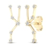 Thumbnail Image 4 of Diamond Taurus Constellation Earrings 1/8 ct tw Round 14K Yellow Gold