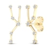 Thumbnail Image 3 of Diamond Taurus Constellation Earrings 1/8 ct tw Round 14K Yellow Gold