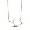 Thumbnail Image 1 of Diamond Sagittarius Constellation Necklace 1/6 ct tw Round 14K Yellow Gold