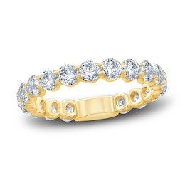 Diamond Eternity Band 2 ct tw Round 14K Yellow Gold