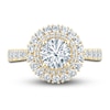 Pnina Tornai Lab-Created Diamond Engagement Ring 1-7/8 ct tw Round 14K Yellow Gold