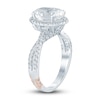 Thumbnail Image 2 of Pnina Tornai Lab-Grown Diamond Engagement Ring 3 ct tw Oval/Round 14K White Gold