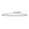Thumbnail Image 0 of Infinity Link Bolo Bracelet Diamond Accents Sterling Silver