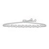 Thumbnail Image 1 of Infinity Link Bolo Bracelet Diamond Accents Sterling Silver