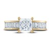 Thumbnail Image 2 of Vera Wang WISH Diamond Engagement Ring 2-1/4 ct tw Princess/Baguette 18K Yellow Gold