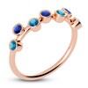 Thumbnail Image 2 of Juliette Maison Natural Blue Zircon & Natural Blue Sapphire Ring 10K Rose Gold