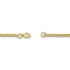 Thumbnail Image 3 of Men's Solid Wheat Chain Necklace Gold Ion-Plated Stainless Steel 30" 3mm
