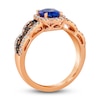 Thumbnail Image 3 of Le Vian Natural Tanzanite Ring 5/8 ct tw Diamonds 14K Strawberry Gold