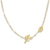 Thumbnail Image 0 of Paperclip & Mariner Link Toggle Chain Necklace 14K Yellow Gold
