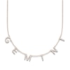Thumbnail Image 1 of Juliette Maison Diamond Station Name Necklace 7/8 ct tw Round 10K Rose Gold