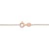 Thumbnail Image 3 of Kallati Oval-Cut Natural Morganite Pendant Necklace 1/6 ct tw Round Diamonds 14K Rose Gold 18"