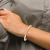 Thumbnail Image 3 of High-Polish Bangle Bracelet 14K Yellow Gold 7.25"