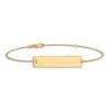 Thumbnail Image 1 of Engravable Bar Bracelet 14K Yellow Gold 8.5"