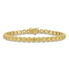 Natural Yellow Sapphire Tennis Bracelet 14K Yellow Gold 7"