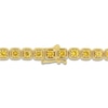 Thumbnail Image 2 of Natural Yellow Sapphire Tennis Bracelet 14K Yellow Gold 7"